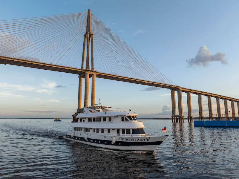 Amazon Lord yacht on the Rio Negro